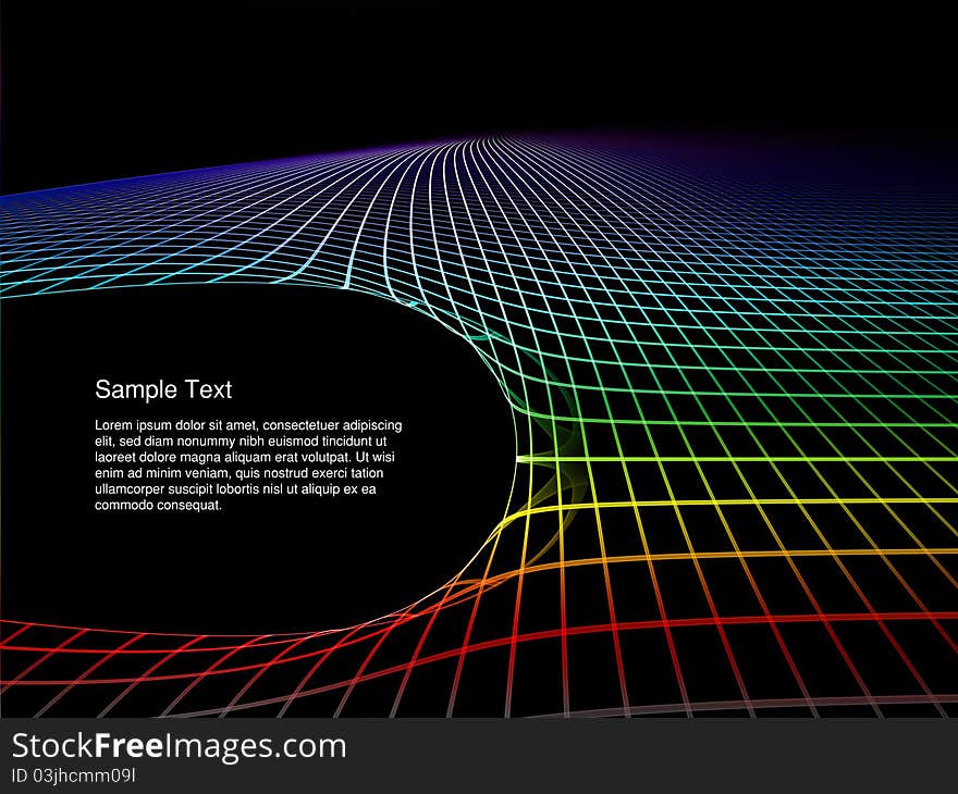 Elegant detailed grid lines rendered on plain background on the subject of science, technologies, geometry and mathematics. Elegant detailed grid lines rendered on plain background on the subject of science, technologies, geometry and mathematics