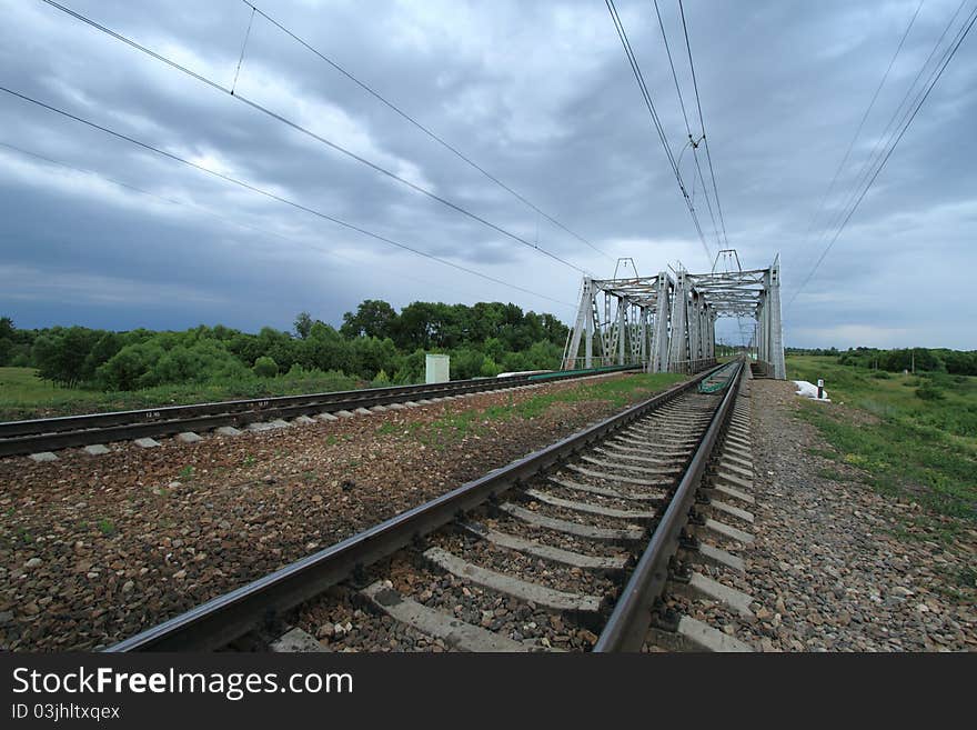 The railway bridge