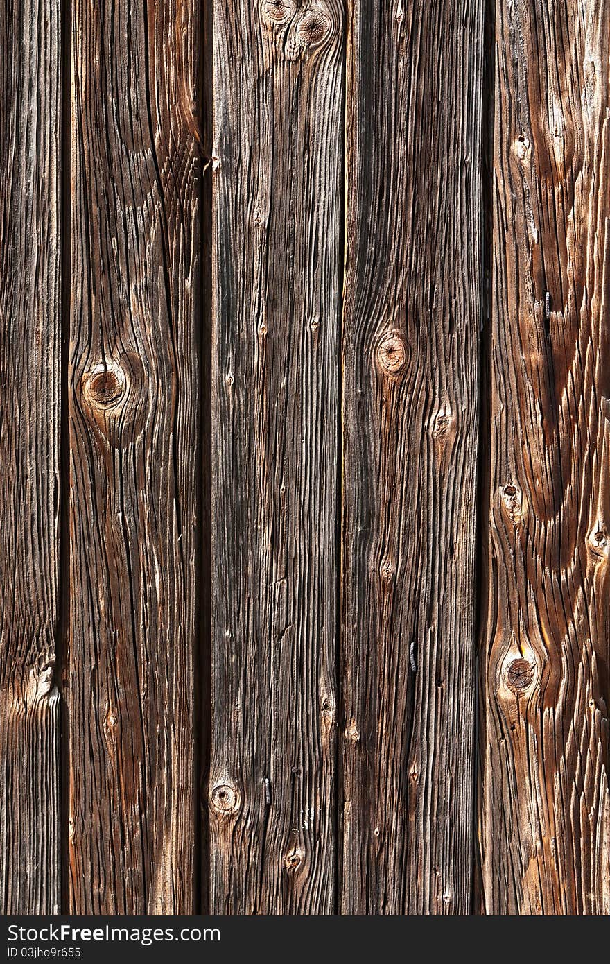 Ancient wood planks