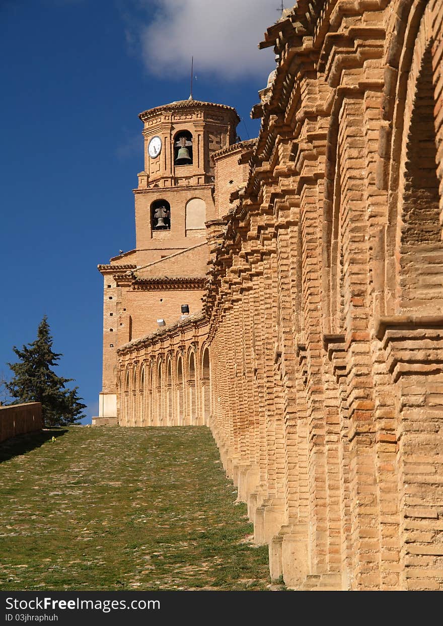 Basilica de Nuestra Señora del Romero - Cascante, Spain. Basilica de Nuestra Señora del Romero - Cascante, Spain