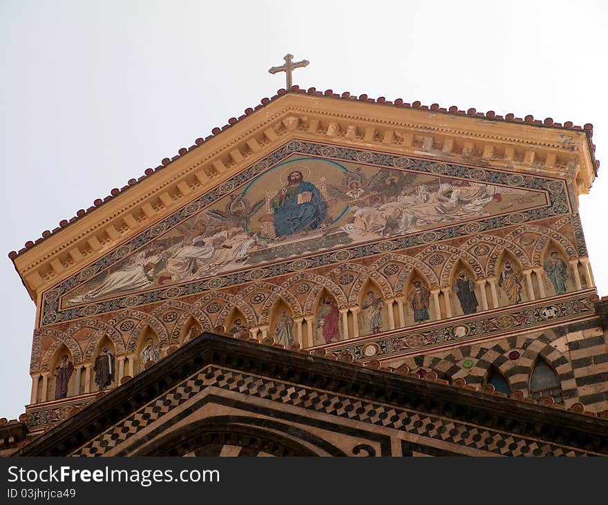 Ancient Christian church in the Vatican, the Catholic shrine. Ancient Christian church in the Vatican, the Catholic shrine