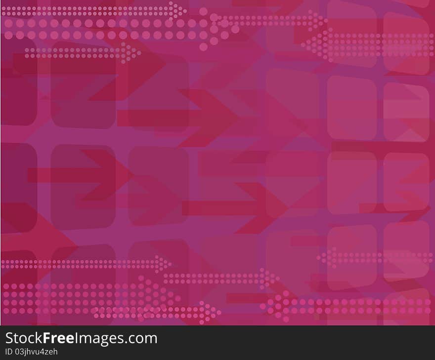 Abstract background with arrows