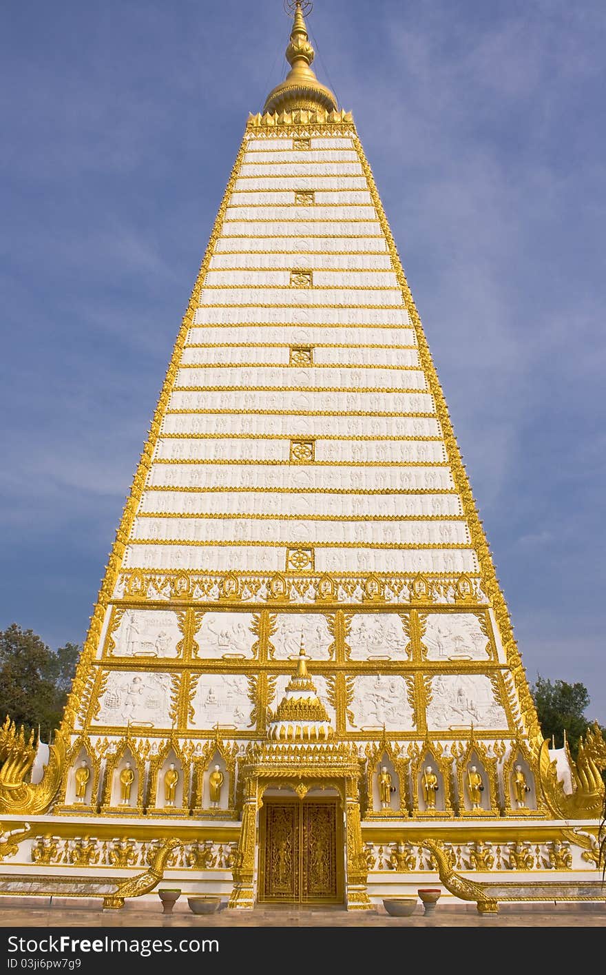 Bodhgaya-style stupa in Ubonratchathani,Thailand. Bodhgaya-style stupa in Ubonratchathani,Thailand