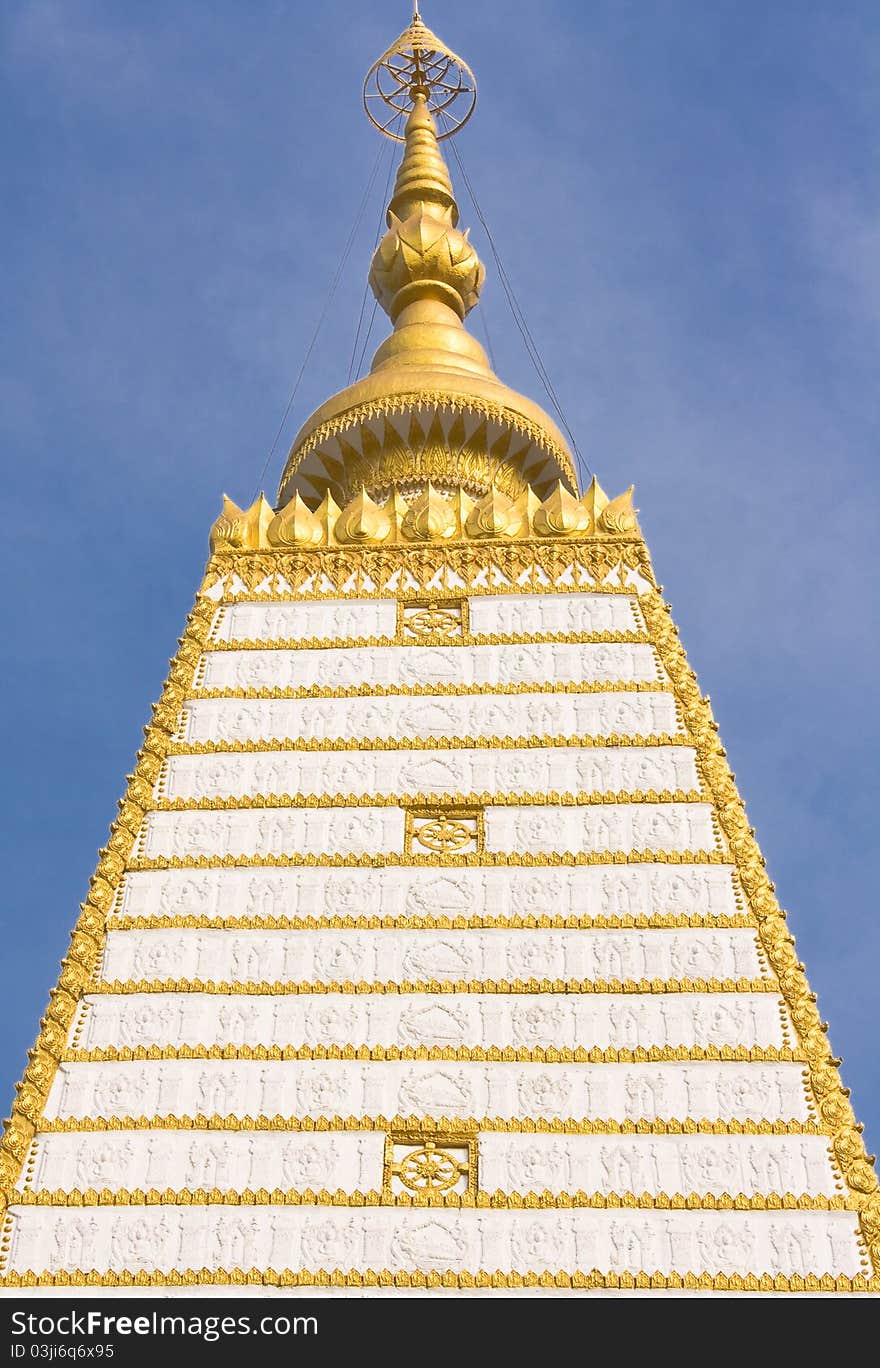 Bodhgaya-style stupa in Thailand