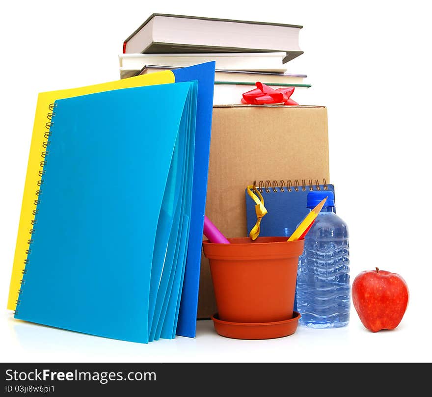 School supplies in classroom order. School supplies in classroom order