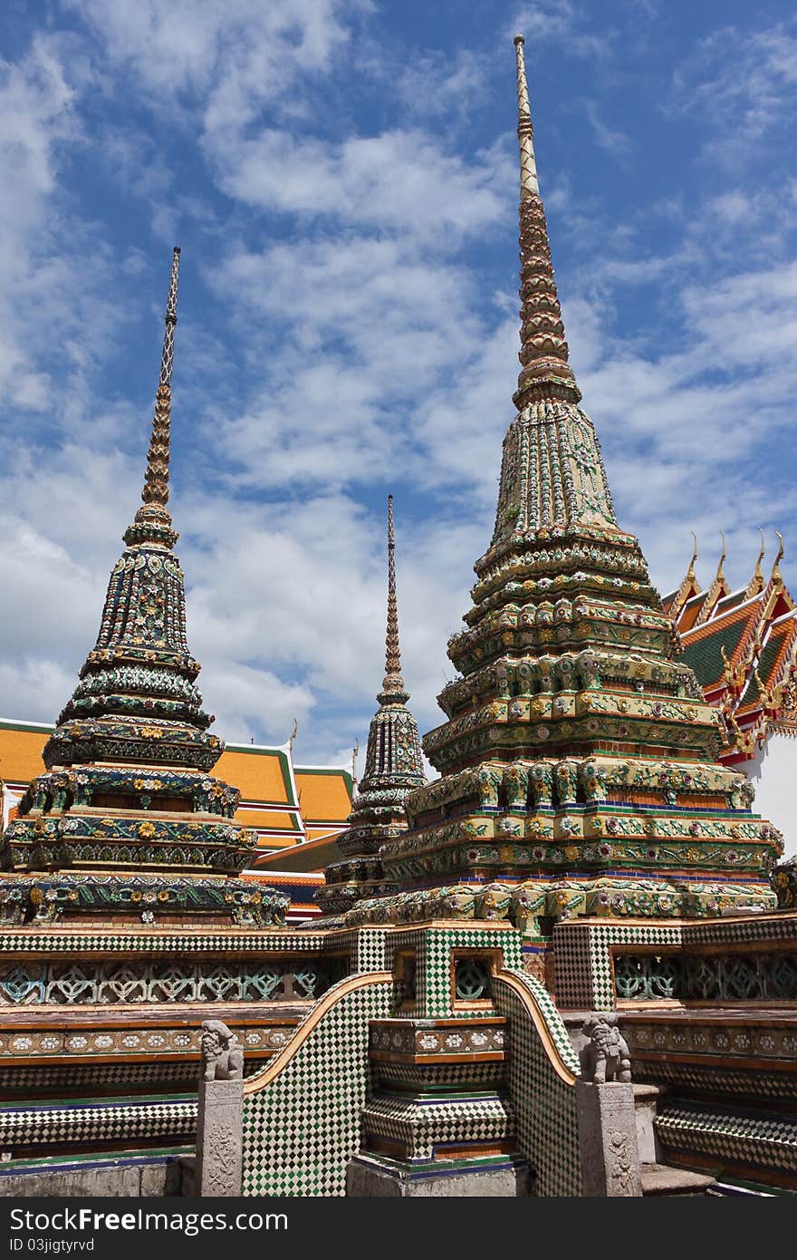 The Temple of reclining buddha, Bangkok,Thailand