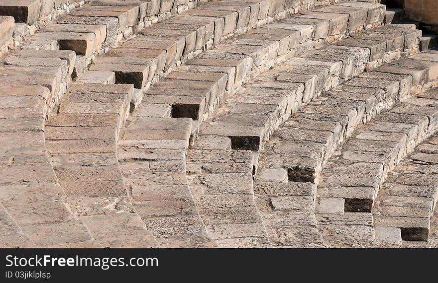 Steps Form Kourion Amphitheater