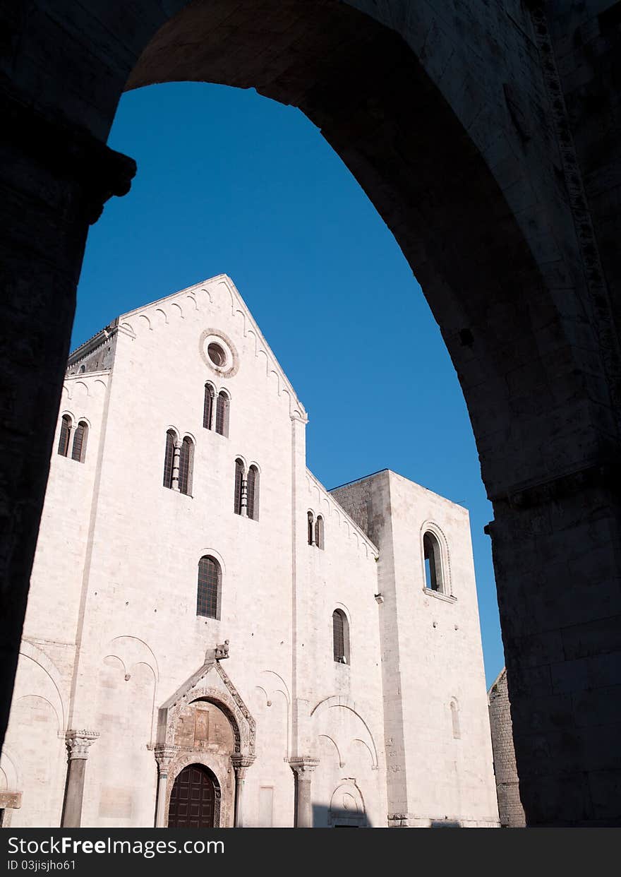 Ancient Christian church in the Vatican, the Catholic shrine