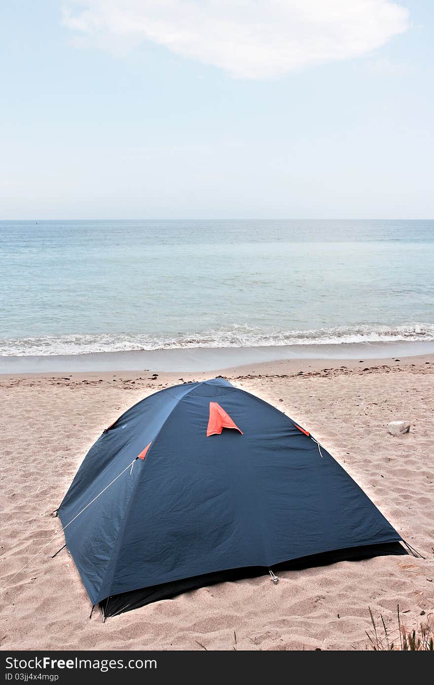 Tent on the beach