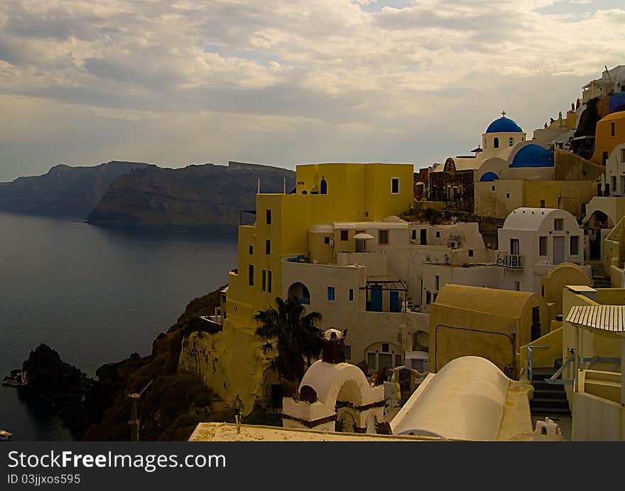 Oia - village, Santorini island, Greece. Foto taken on: may, 2011. Oia - village, Santorini island, Greece. Foto taken on: may, 2011