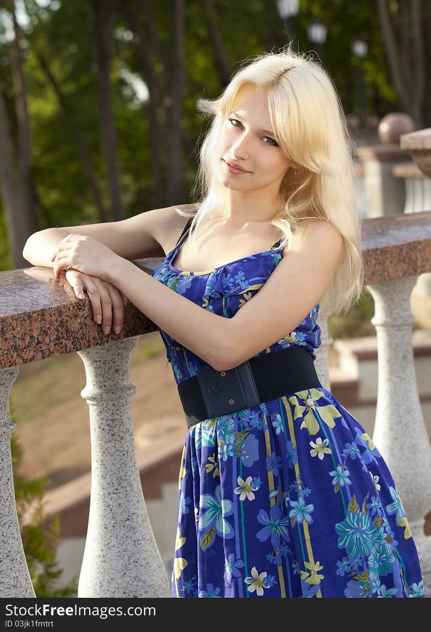 Beautiful Young blonde girl  with long hair. Beautiful Young blonde girl  with long hair