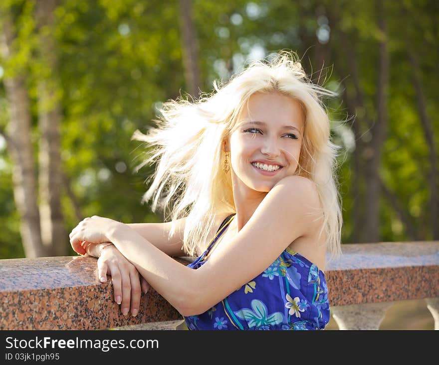 Beautiful Young blonde girl with long hair. Beautiful Young blonde girl with long hair