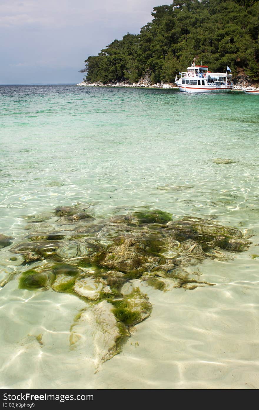 Wild beach near Thassos