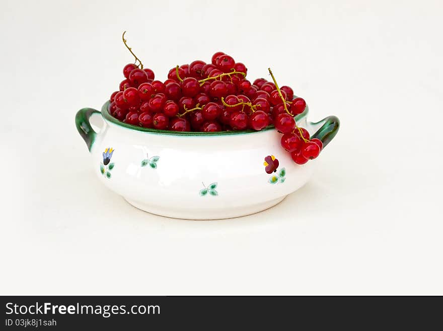 Red Currant In Bowl