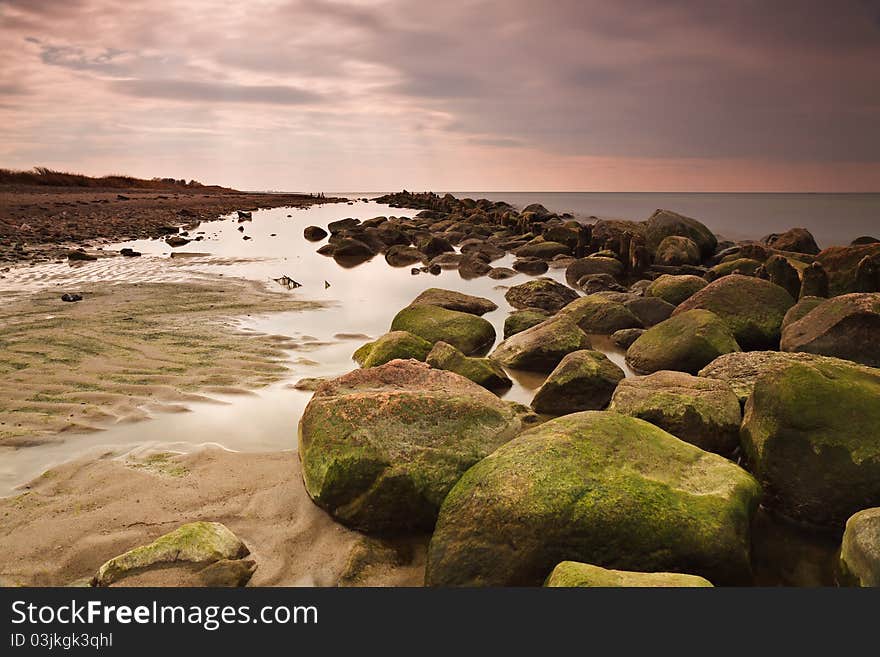 On shore of the Baltic Sea (Germany).