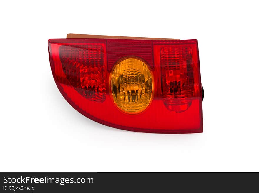 Cartail light isolated on white background