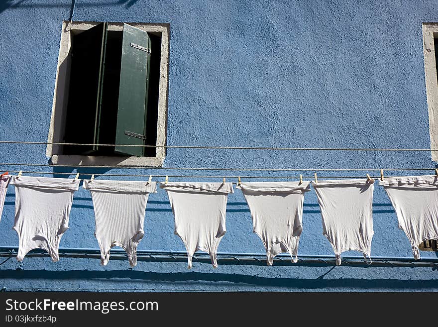 Houses In Burano Island