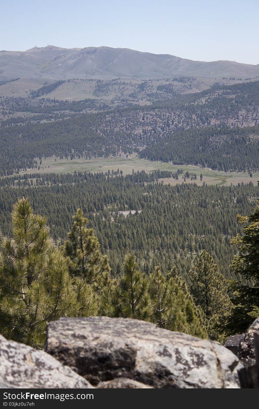 Desert mountain range