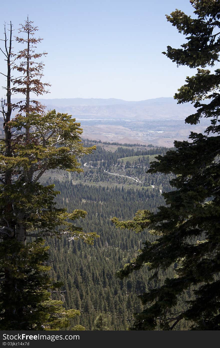 Desert mountain range