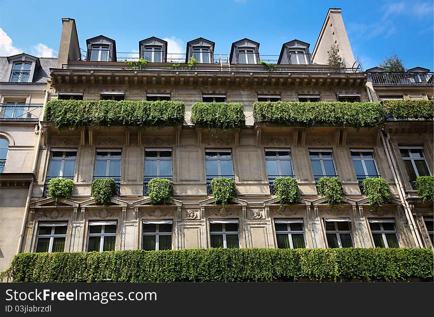 Apartment building in Paris