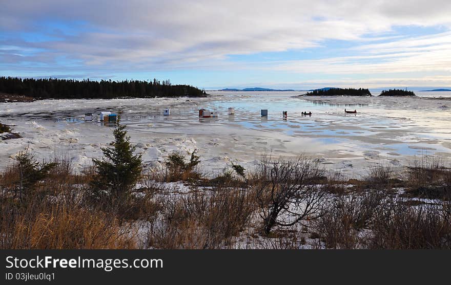 Ice fishing