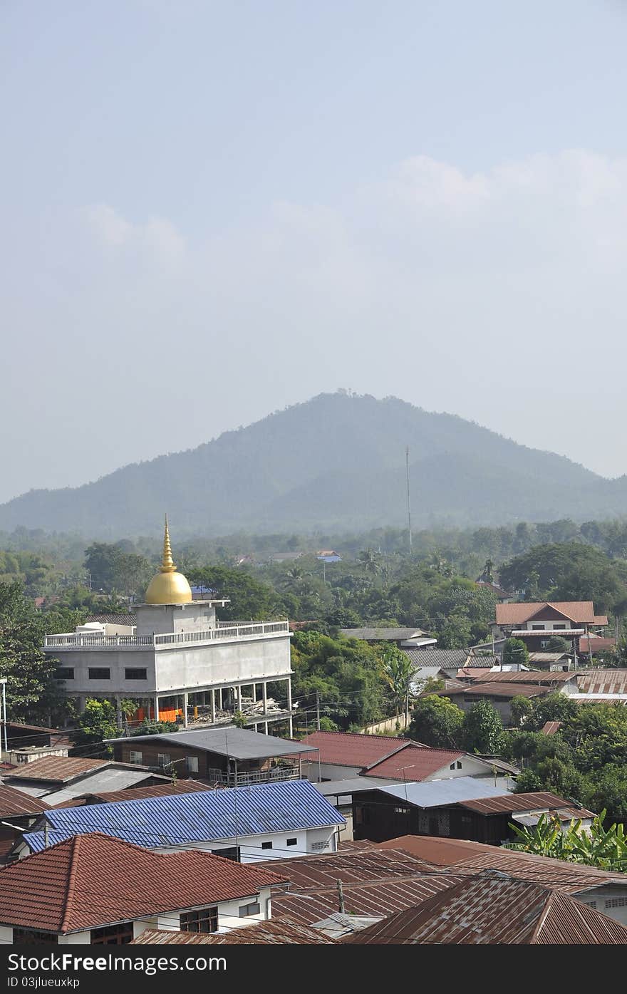 This is the view of the Mekong River in Chiang Khan district. This is the view of the Mekong River in Chiang Khan district.