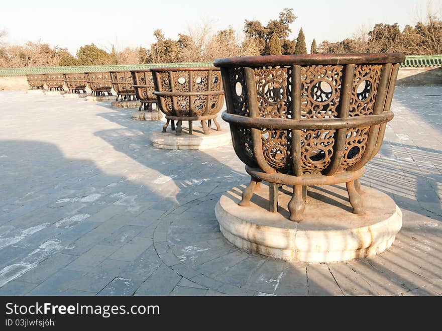 China Ancient pots in Beijing