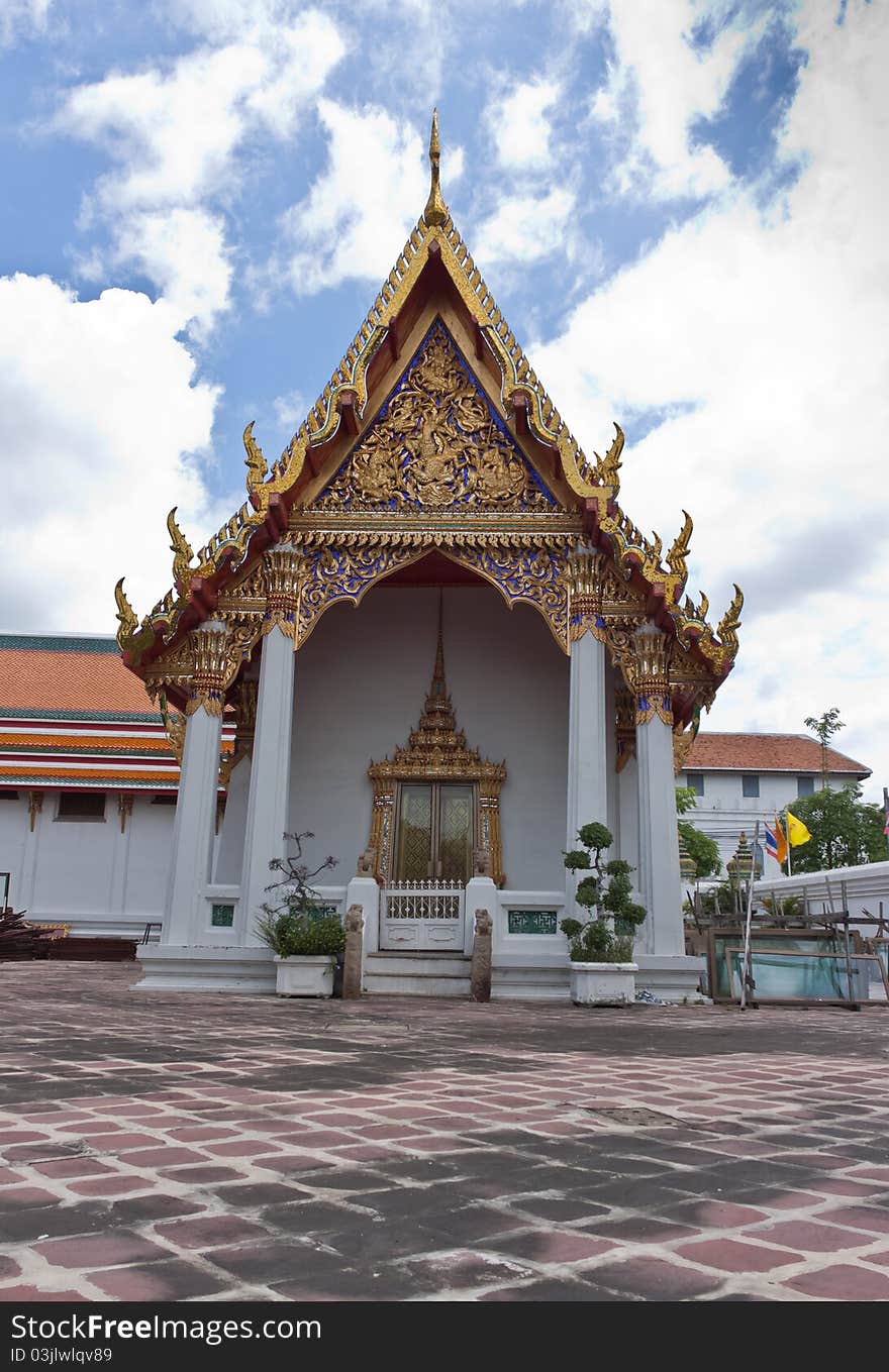 The Temple of reclining buddha, Bangkok,Thailand