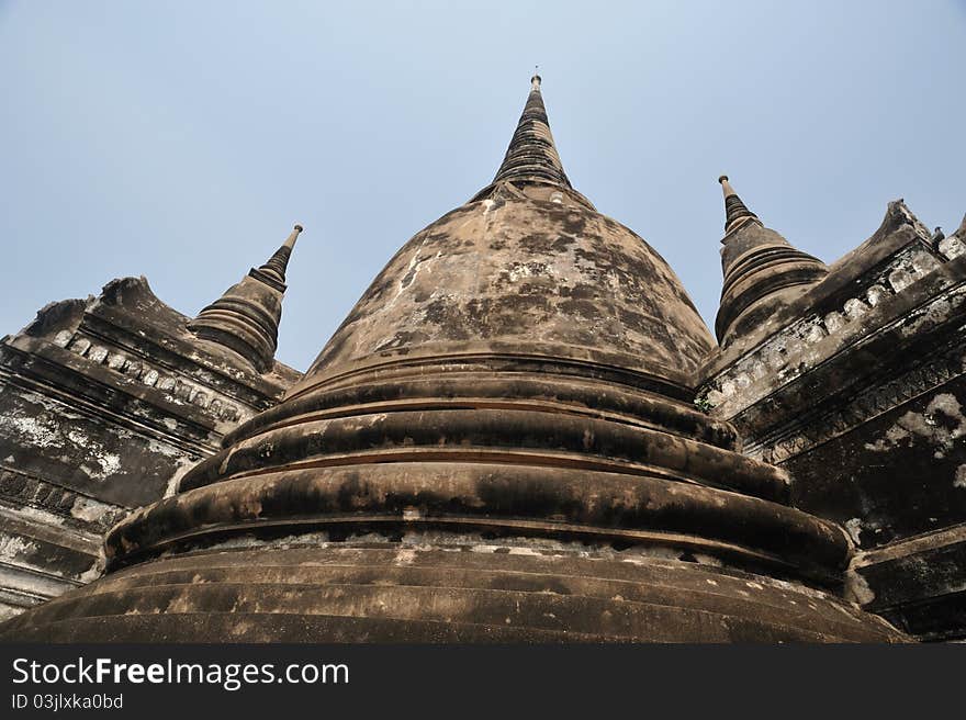 Ayutthaya Buddha Temple of Thailand