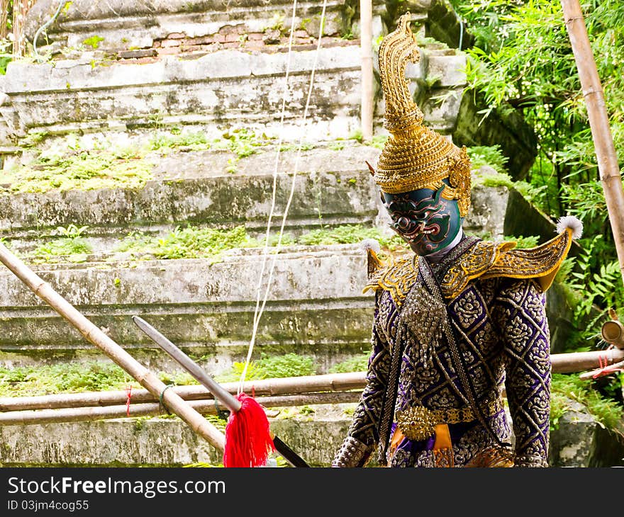 Thai dramatic musical art dance, national cultural heritage