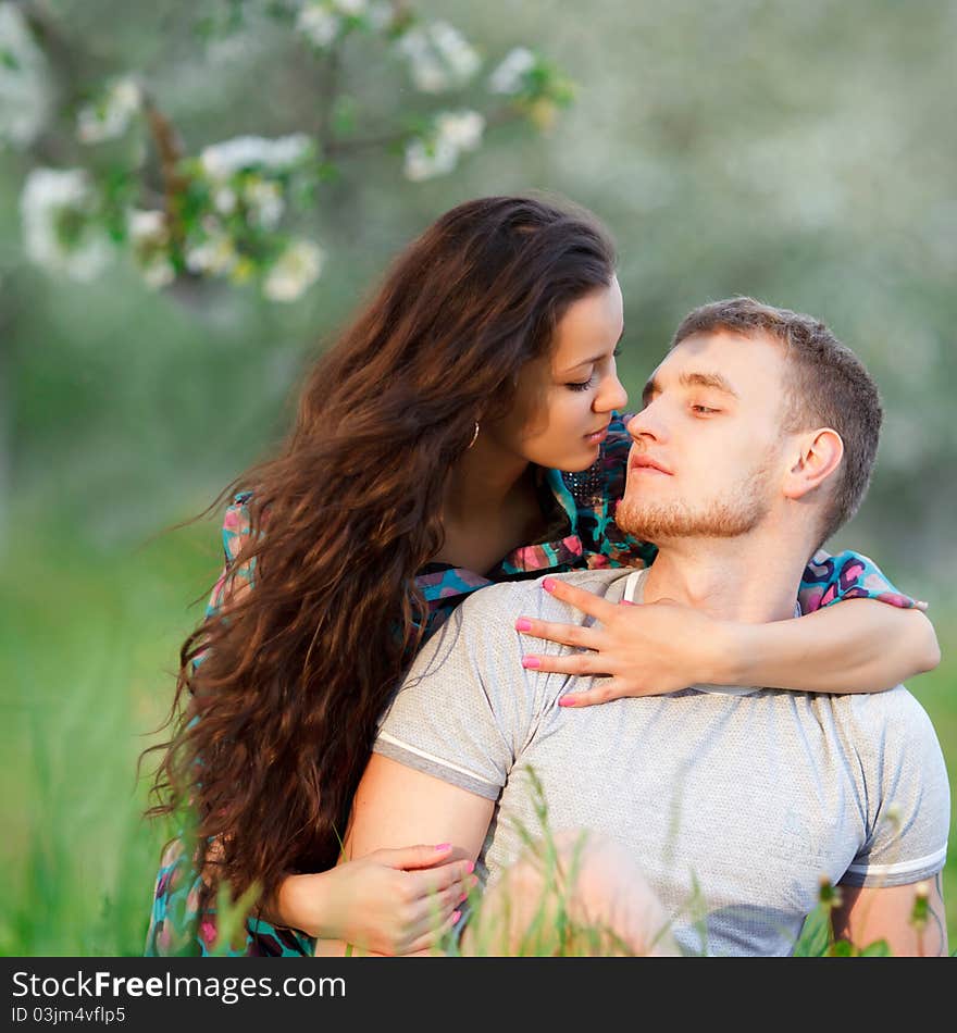 Portrait of a beautiful couple