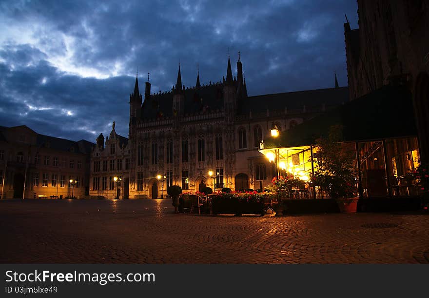 Brugge city in Belgium - beautiful tourism destination in Europe. Brugge city in Belgium - beautiful tourism destination in Europe