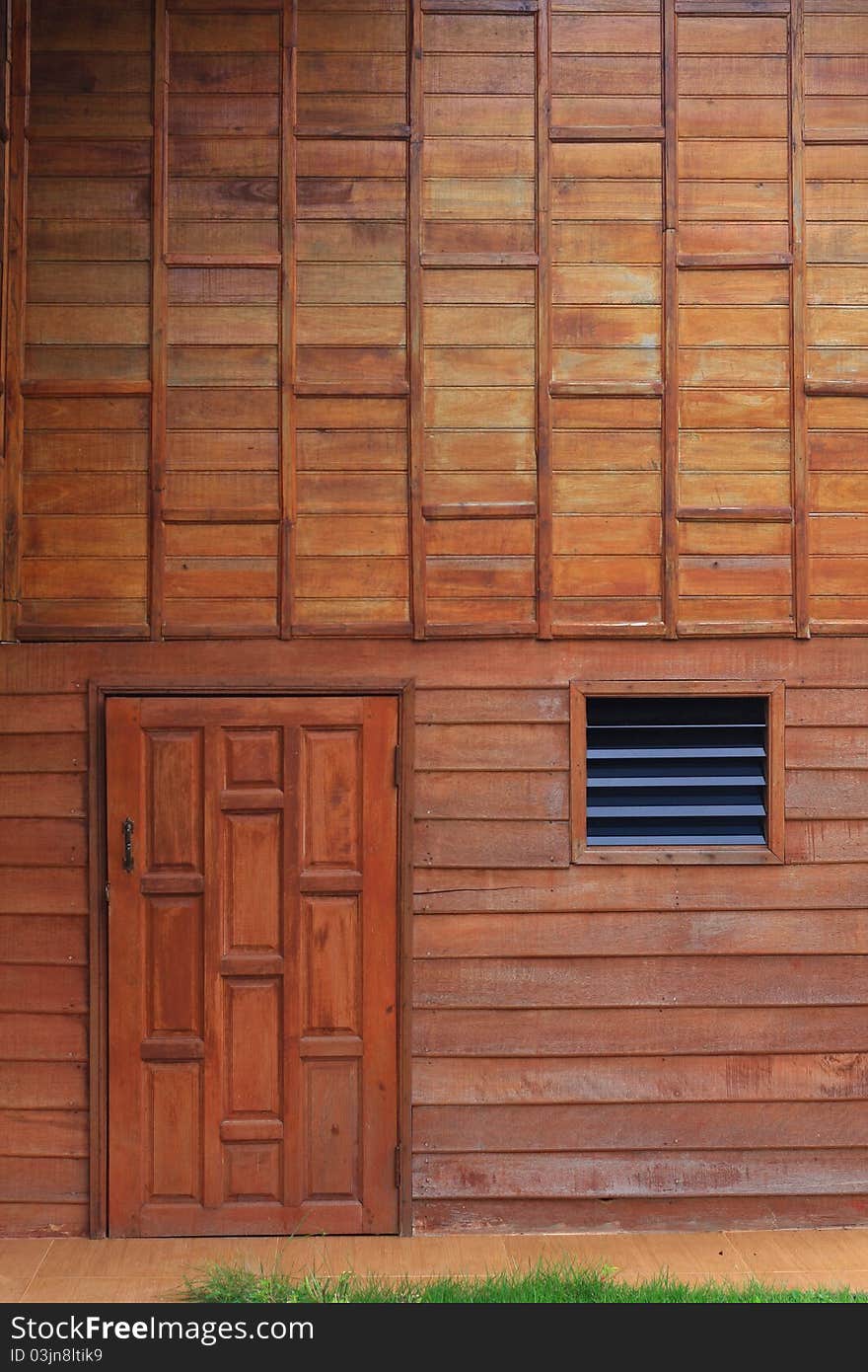 Pattern on the wall of thai house. Pattern on the wall of thai house