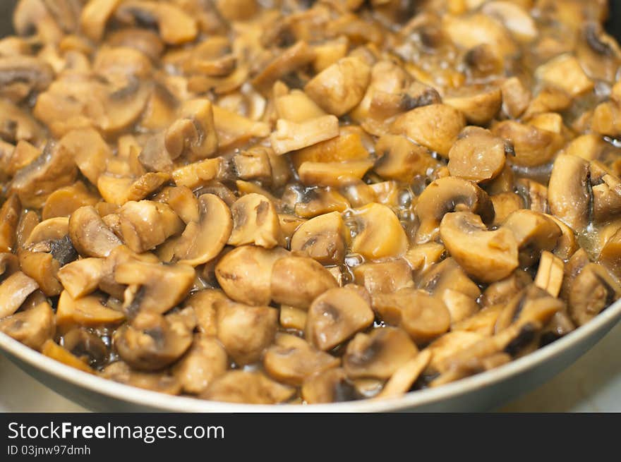 Fried mushrooms