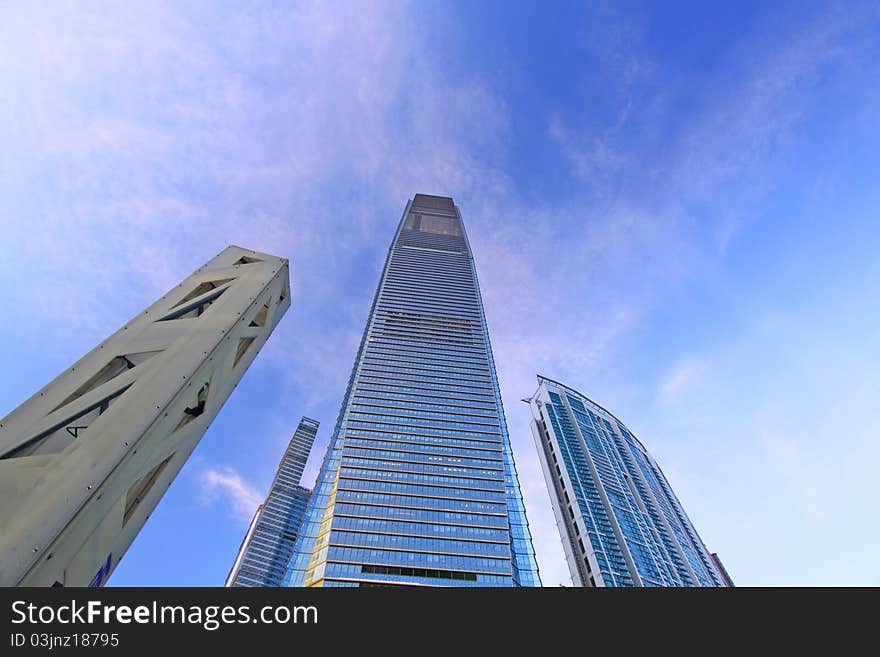 There are many modern buildings in Hong Kong, shows the modernity in the city. There are many modern buildings in Hong Kong, shows the modernity in the city.