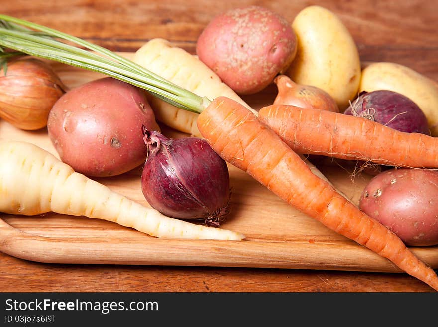 Close up vegetables