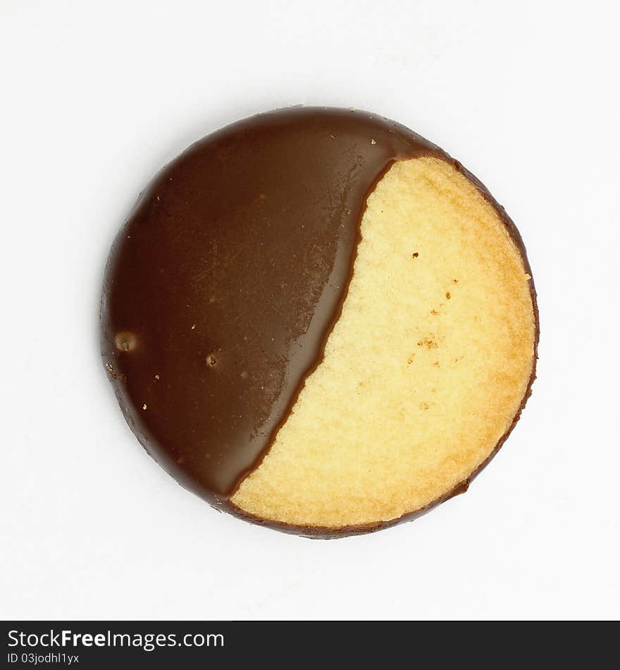 Chocolate covered biscuit