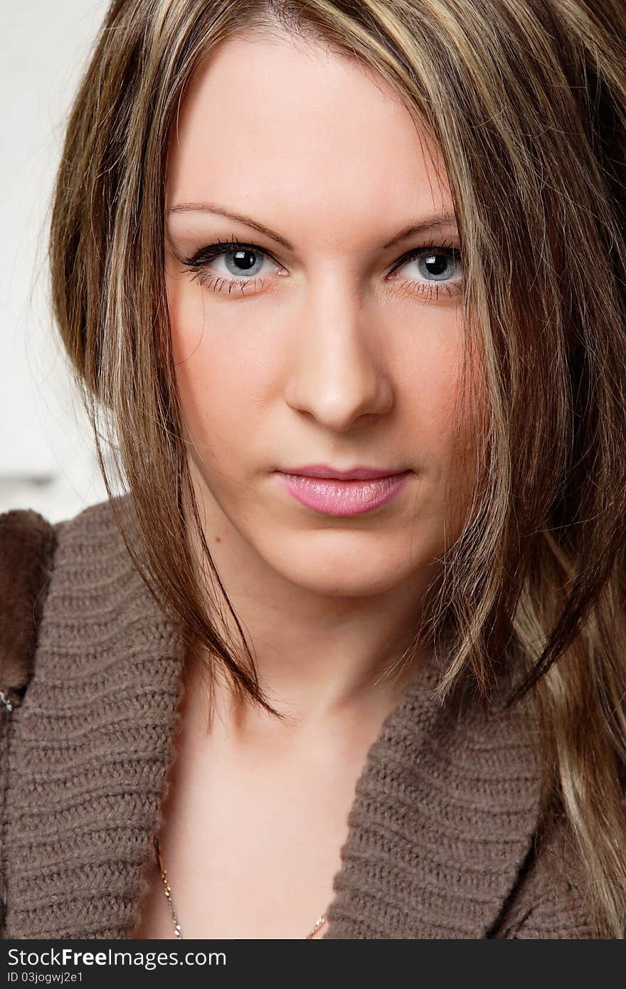 Close-up Portrait Of Young Woman