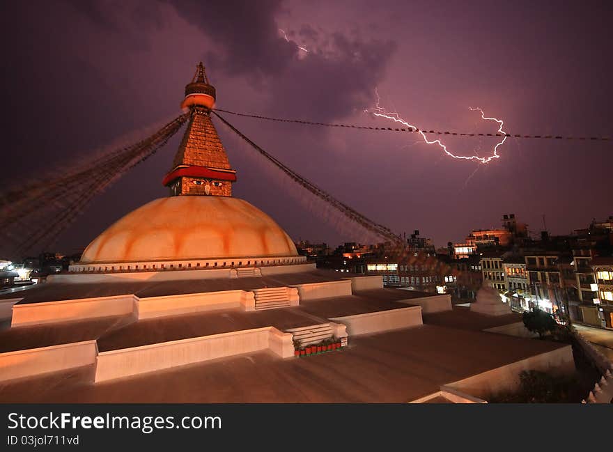 Buddhist stupa- Nepal