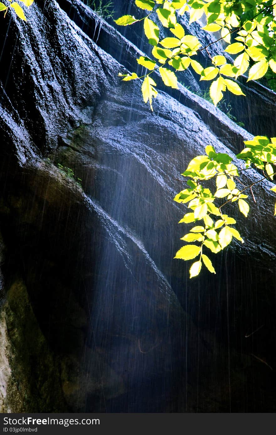 Starved rock illinois usa waterfalls canyons