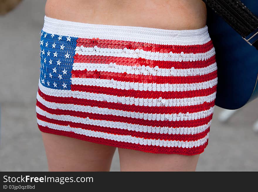 American Flag Skirt