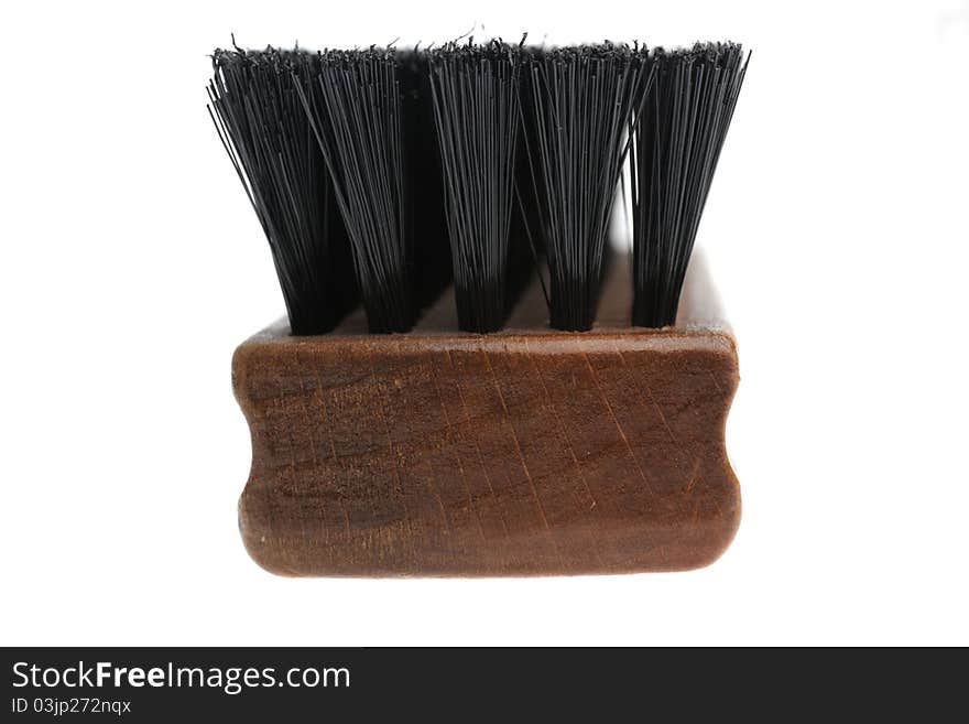 Wooden brush for cleaning clothes