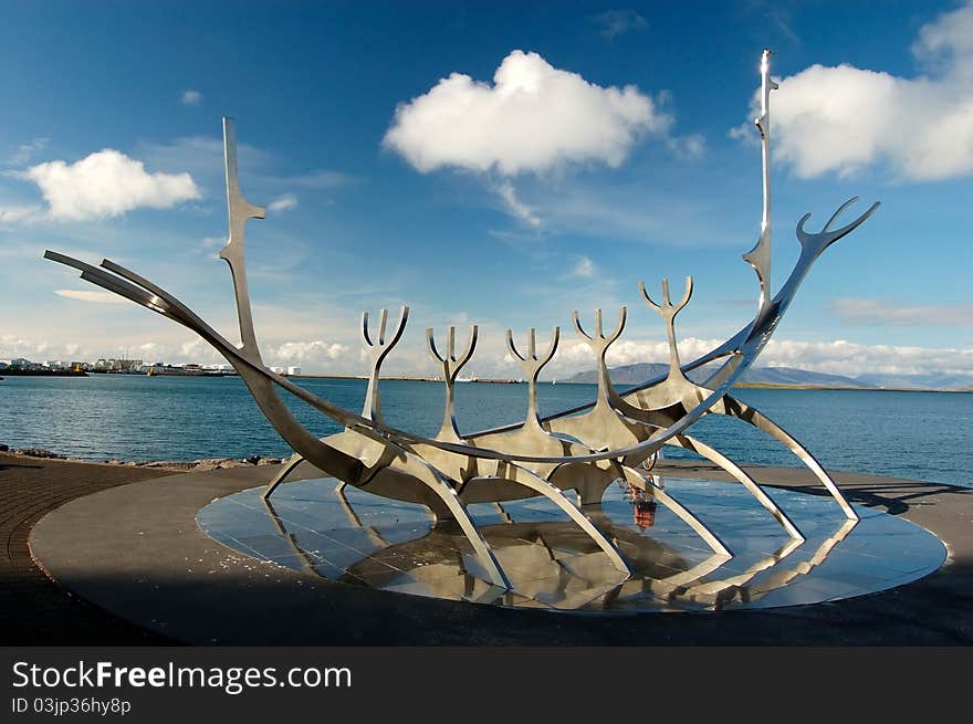 Solfar (Sun Voyager) in Reykjavik, Iceland