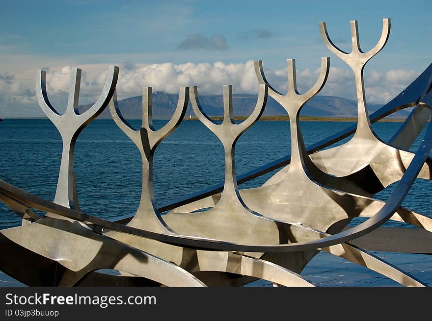 Solfar (Sun Voyager) in Reykjavik, Iceland