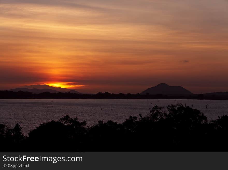 Tropical sunset