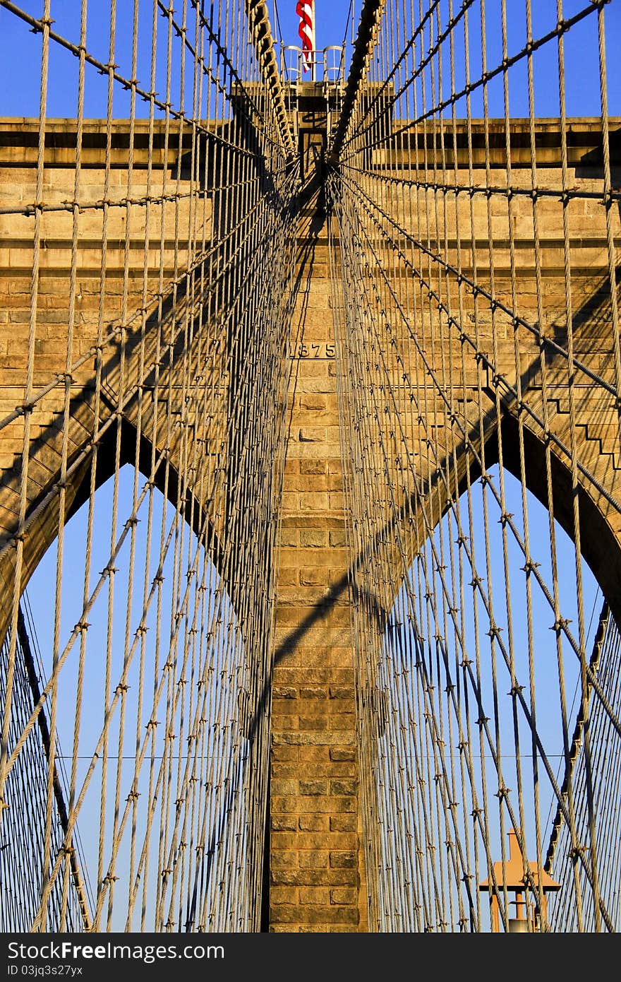Photo taken at Brooklyn Bridge - NYC. Photo taken at Brooklyn Bridge - NYC