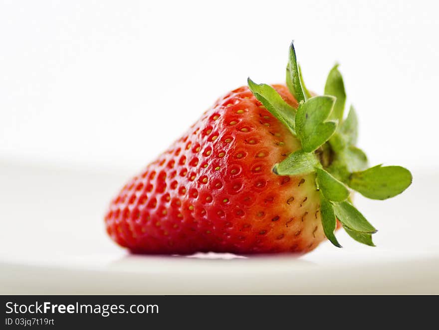 Appetizing strawberry with fresh air and some wonderful colors