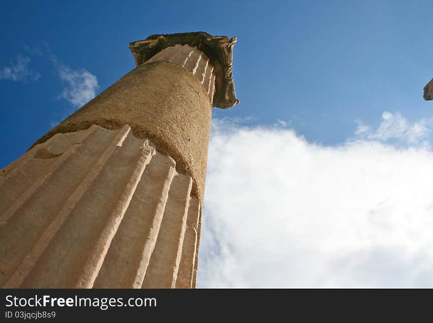 Temple tower of Ephesus, Turkey. Temple tower of Ephesus, Turkey.