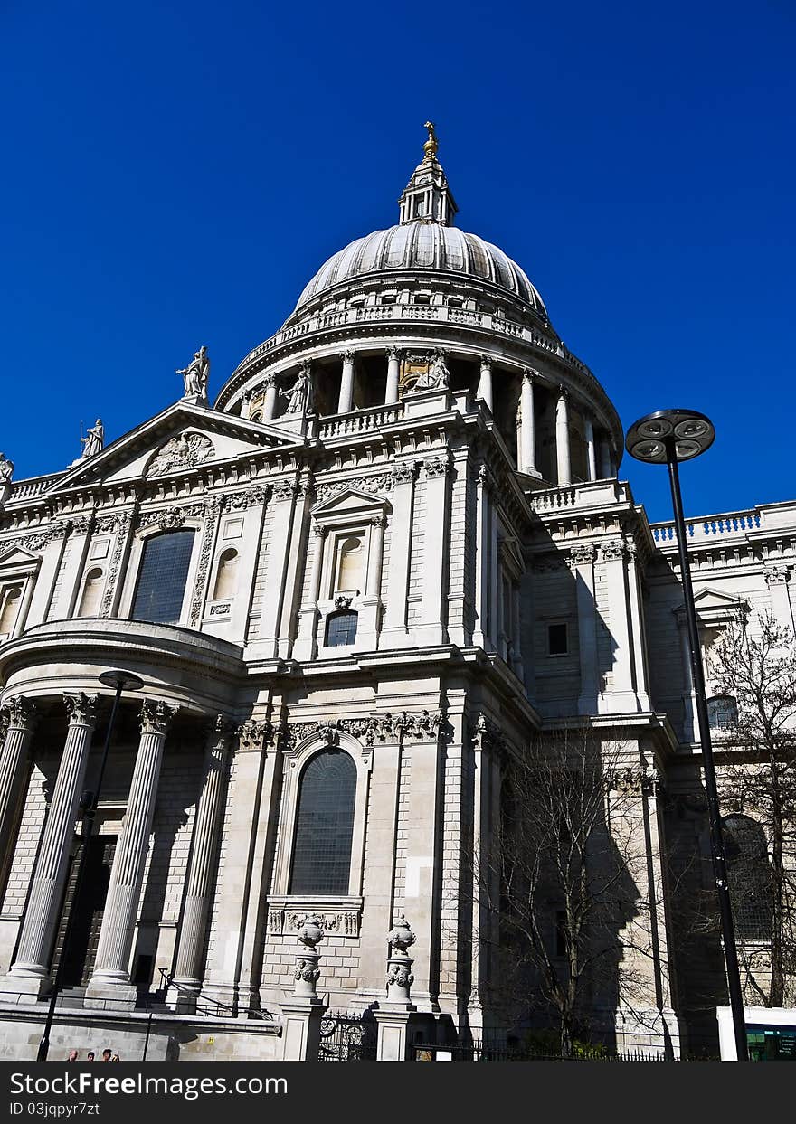 St Pauls Cathedral, London, England in United Kingdom. St Pauls Cathedral, London, England in United Kingdom