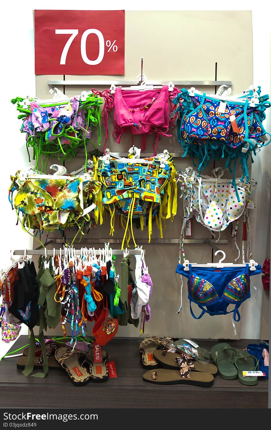 Swimming wear sales